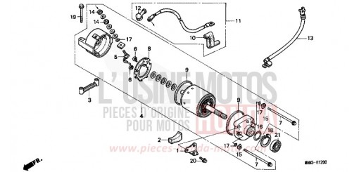 STARTING MOTOR NX650V de 1997